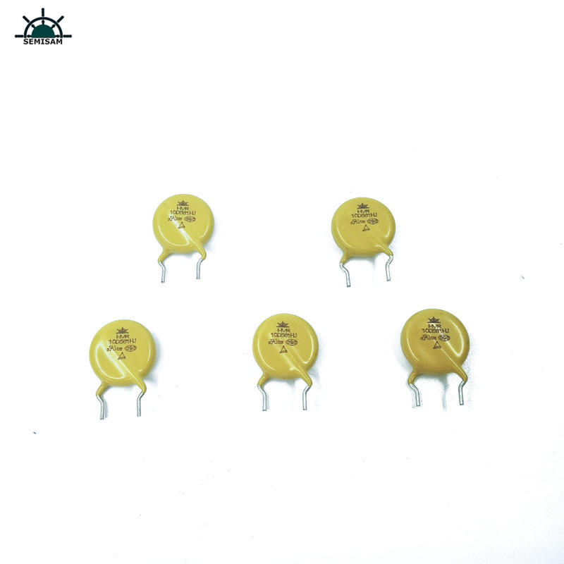 Китай електроника компоненти, жълт mov 10mm 10D561 560V zov varistor mov за защита от претоварване